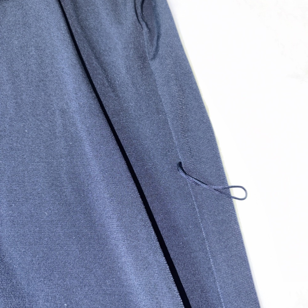 Michael Kors Solid Navy Blue Jersey Tank Maxi Dress 1X Classic Summer No Belt - Picture 10 of 11